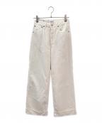 AGOLDEエーゴールドイー）の古着「DAME JEAN HIGH RISE WIDE LEG」｜ホワイト