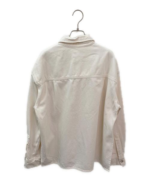 AGOLDE（エーゴールドイー）AGOLDE (エーゴールドイー) Gwen Slice Shirt ホワイト サイズ:Sの古着・服飾アイテム