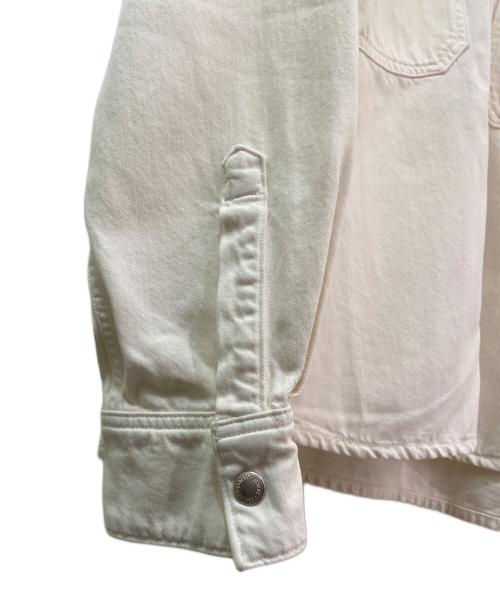 AGOLDE（エーゴールドイー）AGOLDE (エーゴールドイー) Gwen Slice Shirt ホワイト サイズ:Sの古着・服飾アイテム