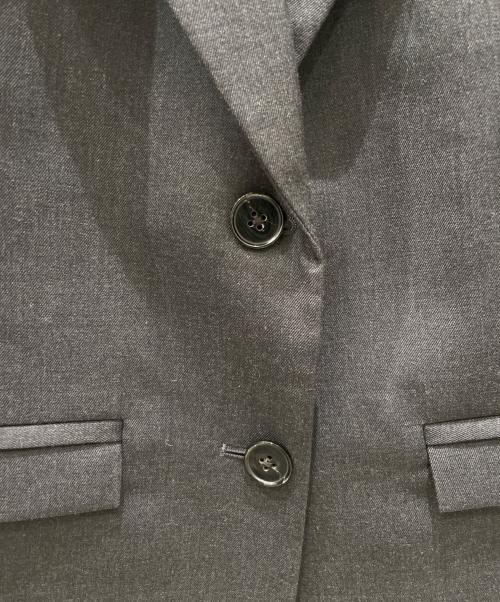 ENFOLD（エンフォルド）ENFOLD (エンフォルド) BOX OVER TAILORED JACKET チャコールグレー サイズ:36 未使用品の古着・服飾アイテム