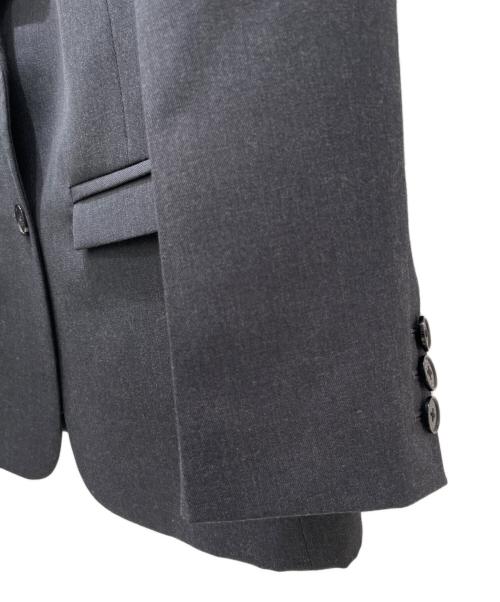 ENFOLD（エンフォルド）ENFOLD (エンフォルド) BOX OVER TAILORED JACKET チャコールグレー サイズ:36 未使用品の古着・服飾アイテム