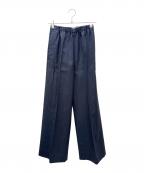 ENFOLDエンフォルド）の古着「PIN-TUCK WIDE PANTS」｜チャコールグレー