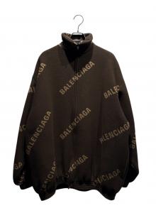 BALENCIAGA（バレンシアガ）の古着「オールオーバーロゴブルゾン」｜ブラウン