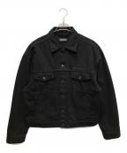 BALENCIAGAバレンシアガ）の古着「GYM WEAR オーバーサイズデニムジャケット」｜ブラック
