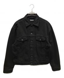 BALENCIAGA（バレンシアガ）の古着「GYM WEAR オーバーサイズデニムジャケット」｜ブラック