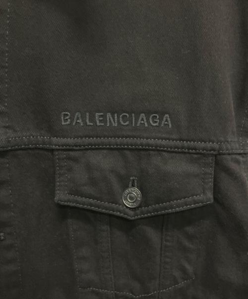 BALENCIAGA（バレンシアガ）BALENCIAGA (バレンシアガ) GYM WEAR オーバーサイズデニムジャケット ブラック サイズ:44の古着・服飾アイテム