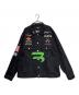 BALENCIAGA（バレンシアガ）の古着「GAMER LOGO DENIM JACKET」｜ブラック