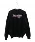 BALENCIAGA (バレンシアガ) ロゴ刺繍リブニット/キャンペーンロゴニット ブラック サイズ:M：72000円