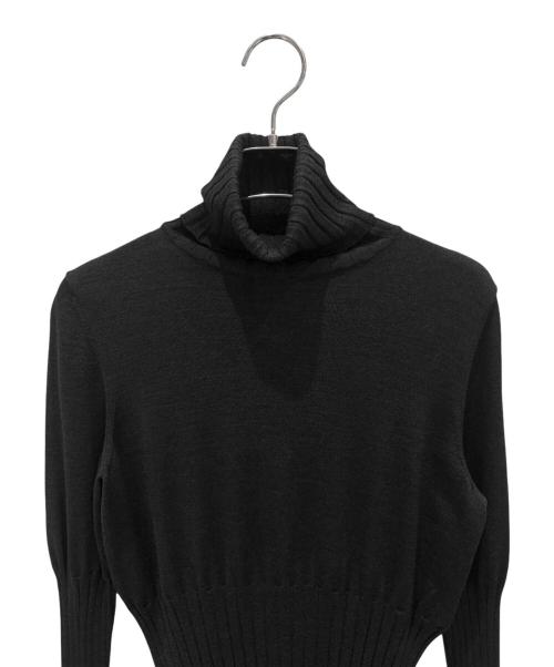 CHANEL（シャネル）CHANEL (シャネル) タートルネックニット ダークグレー サイズ:40の古着・服飾アイテム