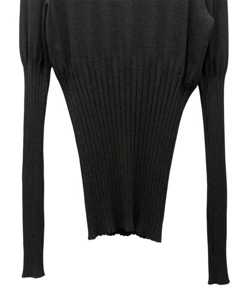 CHANEL（シャネル）CHANEL (シャネル) タートルネックニット ダークグレー サイズ:40の古着・服飾アイテム