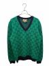 GUCCI（グッチ）の古着「GG総柄ニット/661155 XKBXI」｜グリーン