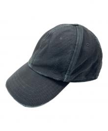 Saint Laurent Paris（サンローランパリ）の古着「カサンドラロゴキャップ　783411 3YP57」｜ブラック