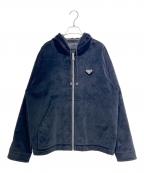 PRADAプラダ）の古着「Cotton velvet blouson コットンベルベットブルゾン SGC198」｜ブラック