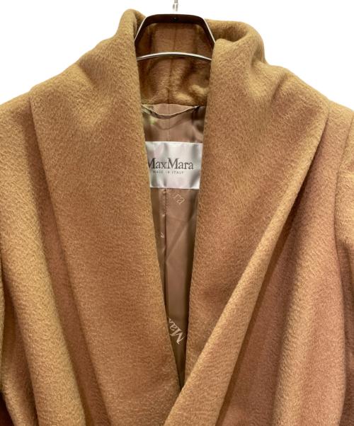 MaxMara（マックスマーラ）MaxMara (マックスマーラ) キャメル ガウンコート ブラウン サイズ:38の古着・服飾アイテム