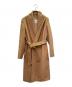 MaxMara（マックスマーラ）の古着「キャメル ガウンコート」｜ブラウン