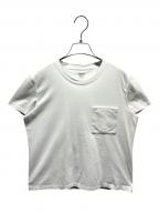 HERMESエルメス）の古着「ポケットTシャツ」｜ホワイト