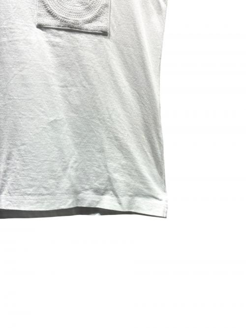 HERMES（エルメス）HERMES (エルメス) ポケットTシャツ ホワイト サイズ:40の古着・服飾アイテム
