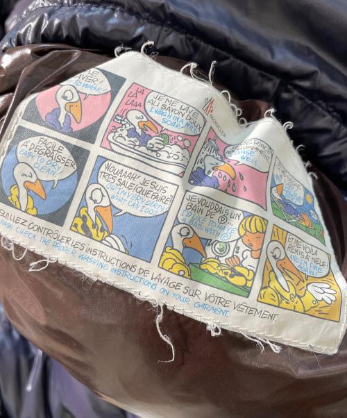 MONCLER（モンクレール）MONCLER (モンクレール) MAYA/ダウンジャケット ネイビーパープル系 サイズ:4の古着・服飾アイテム