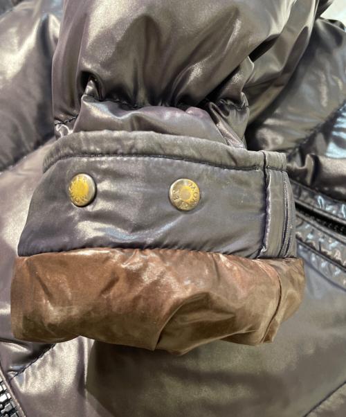 MONCLER（モンクレール）MONCLER (モンクレール) MAYA/ダウンジャケット ネイビーパープル系 サイズ:4の古着・服飾アイテム