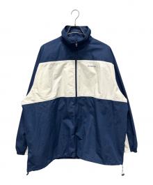 BALENCIAGA（バレンシアガ）の古着「ナイロンジャケット　571434」｜ネイビー×ホワイト