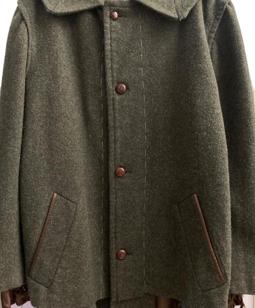 Maison Margiela（メゾンマルジェラ）Maison Margiela (メゾンマルジェラ) デストロイ加工コート オリーブ サイズ:50の古着・服飾アイテム