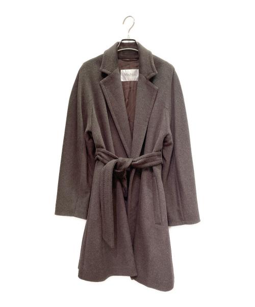 MaxMara（マックスマーラ）MaxMara (マックスマーラ) ガウンコート ブラウン サイズ:40の古着・服飾アイテム