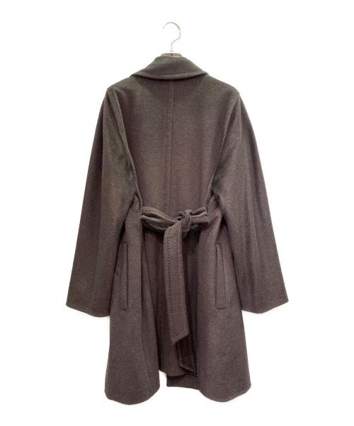 MaxMara（マックスマーラ）MaxMara (マックスマーラ) ガウンコート ブラウン サイズ:40の古着・服飾アイテム