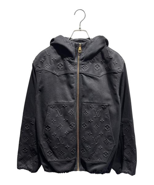 LOUIS VUITTON（ルイ ヴィトン）LOUIS VUITTON (ルイ ヴィトン) モノグラムディティールフーデッドデニムジャケット サイズ:44の古着・服飾アイテム