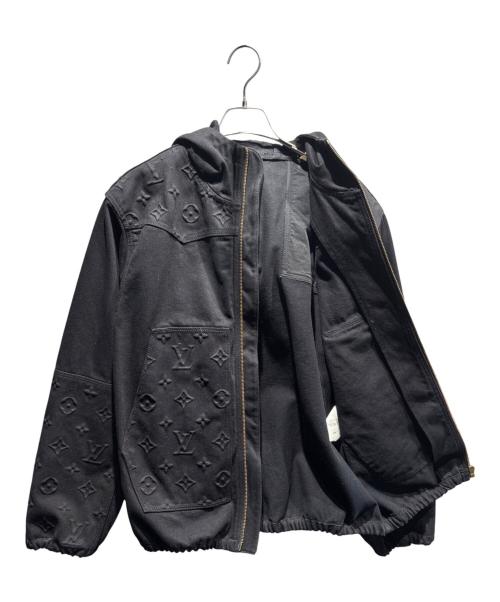 LOUIS VUITTON（ルイ ヴィトン）LOUIS VUITTON (ルイ ヴィトン) モノグラムディティールフーデッドデニムジャケット サイズ:44の古着・服飾アイテム