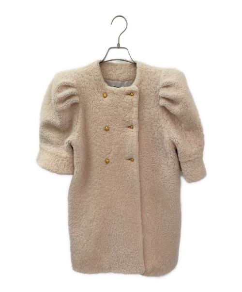 LUDLOW（ラドロー）LUDLOW (ラドロー) ムートンコート ピンクベージュ サイズ:1の古着・服飾アイテム