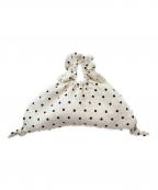 LUDLOWラドロー）の古着「Gyoza ポルカドット ハンドバッグ」｜ホワイト