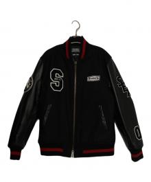 histeric×WIND AND SEA（ヒステリック×ウィンダンシー）の古着「Varsity Jacket」｜ブラック