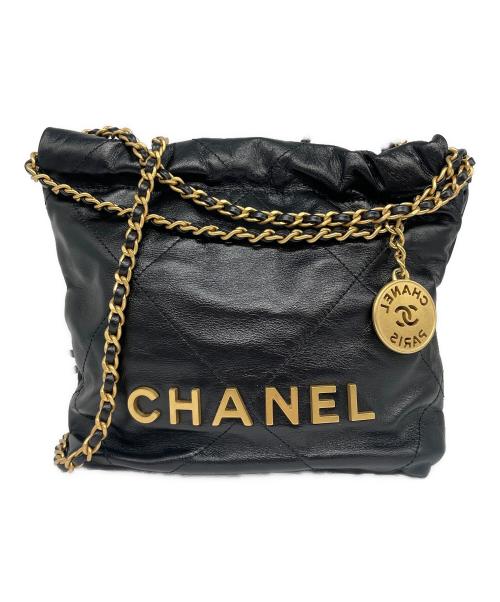 CHANEL（シャネル）CHANEL (シャネル) シャネル22 ミニ ブラック サイズ:ミニの古着・服飾アイテム