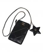 CHANELシャネル）の古着「フォンケース」｜ブラック