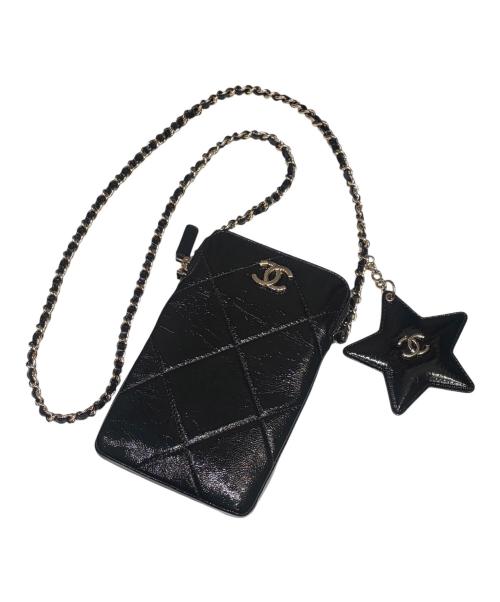 CHANEL（シャネル）CHANEL (シャネル) フォンケース ブラックの古着・服飾アイテム