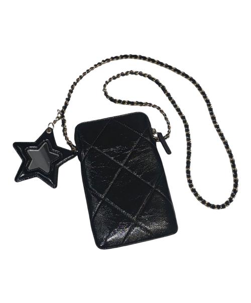 CHANEL（シャネル）CHANEL (シャネル) フォンケース ブラックの古着・服飾アイテム