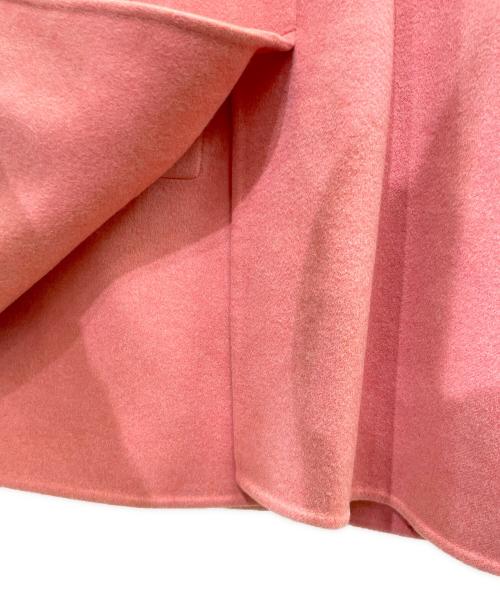 HERMES（エルメス）HERMES (エルメス) カシミヤ ロングジレ ピンク サイズ:38の古着・服飾アイテム