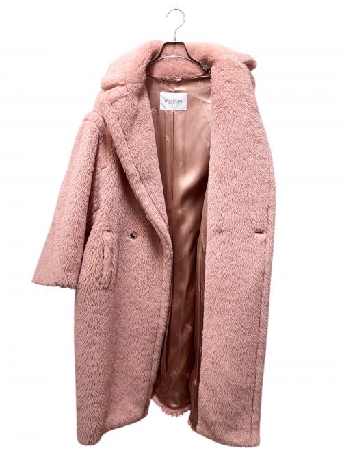 MaxMara（マックスマーラ）MaxMara (マックスマーラ) テディベアコート ピンク サイズ:Sの古着・服飾アイテム