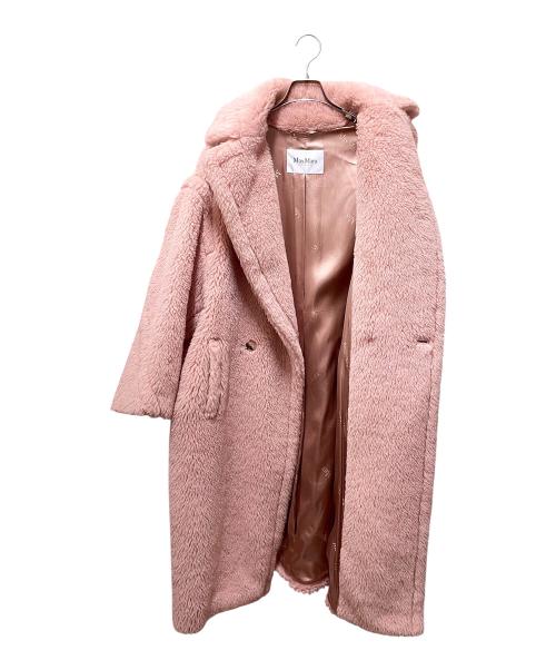 MaxMara（マックスマーラ）MaxMara (マックスマーラ) テディベアコート ピンク サイズ:Sの古着・服飾アイテム