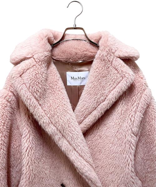 MaxMara（マックスマーラ）MaxMara (マックスマーラ) テディベアコート ピンク サイズ:Sの古着・服飾アイテム