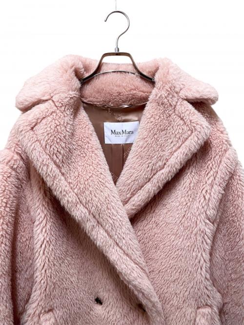 MaxMara（マックスマーラ）MaxMara (マックスマーラ) テディベアコート ピンク サイズ:Sの古着・服飾アイテム