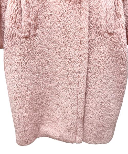 MaxMara（マックスマーラ）MaxMara (マックスマーラ) テディベアコート ピンク サイズ:Sの古着・服飾アイテム