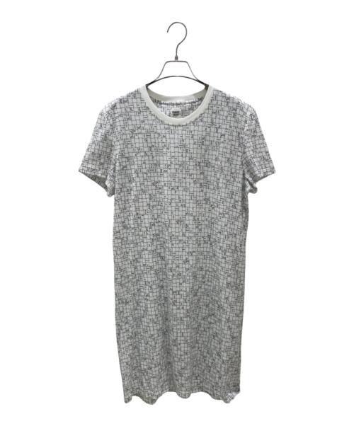 HERMES（エルメス）HERMES (エルメス) ボルデュック ワンピース ホワイト サイズ:40の古着・服飾アイテム
