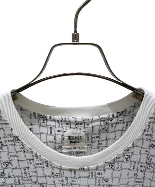 HERMES（エルメス）HERMES (エルメス) ボルデュック ワンピース ホワイト サイズ:40の古着・服飾アイテム