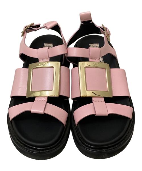 Roger Vivier（ロジェ ヴィヴィエ）Roger Vivier (ロジェ ヴィヴィエ) ヴィヴ レンジャー ピンク サイズ:37の古着・服飾アイテム