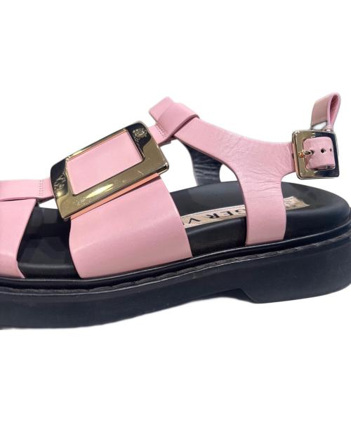 Roger Vivier（ロジェ ヴィヴィエ）Roger Vivier (ロジェ ヴィヴィエ) ヴィヴ レンジャー ピンク サイズ:37の古着・服飾アイテム