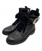 Roger Vivierロジェ ヴィヴィエ）の古着「レースアップブーツ」｜ブラック