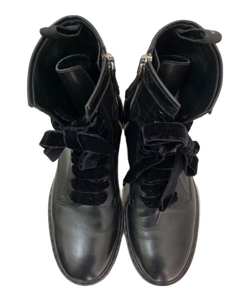 Roger Vivier（ロジェ ヴィヴィエ）Roger Vivier (ロジェ ヴィヴィエ) レースアップブーツ ブラック サイズ:37 1/2の古着・服飾アイテム