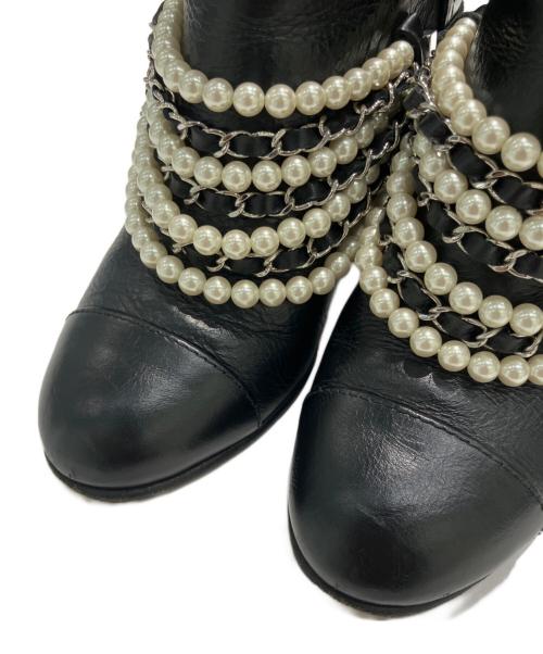 CHANEL（シャネル）CHANEL (シャネル) ショートブーツ　G33932 ブラック サイズ:37Cの古着・服飾アイテム