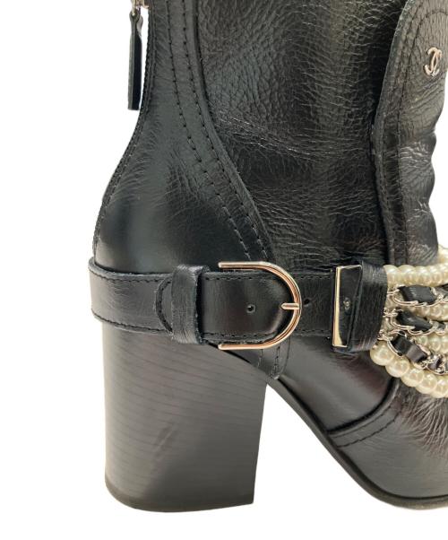 CHANEL（シャネル）CHANEL (シャネル) ショートブーツ　G33932 ブラック サイズ:37Cの古着・服飾アイテム